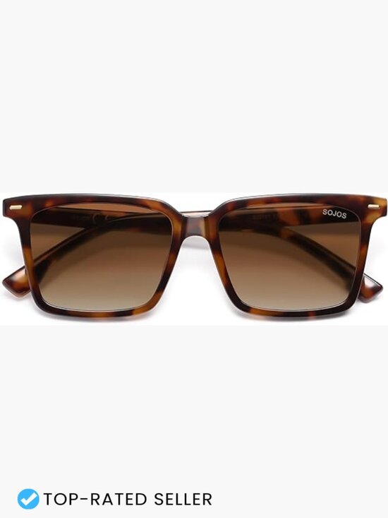 Trendy Polarized Square Sunglasses Retro Vintage 90s Unisex Sun Glasses main image 5